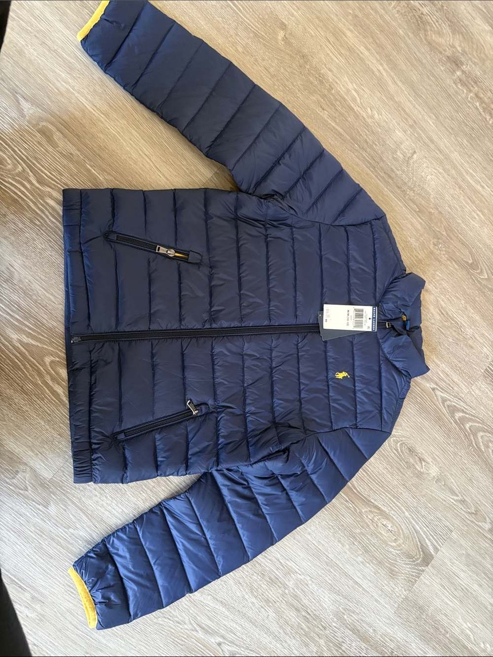 Polo by Ralph Lauren Boys Navy Packable Puffer Jacket